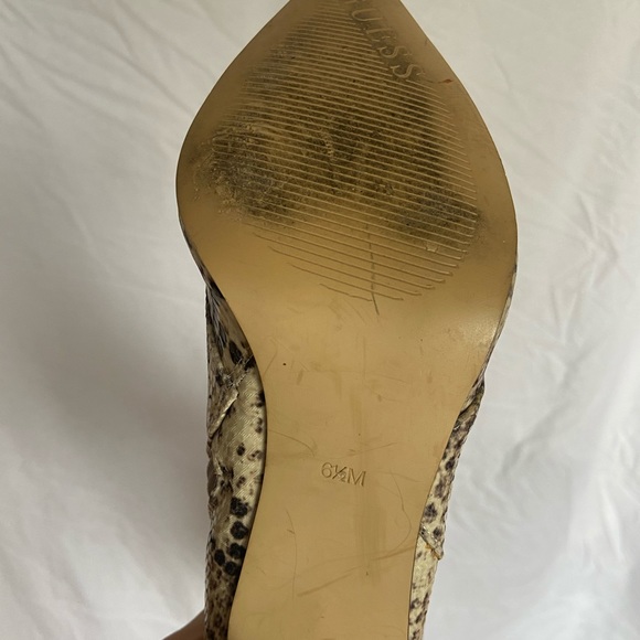 Vintage Guess Snakeskin knee high heels - Picture 6 of 6